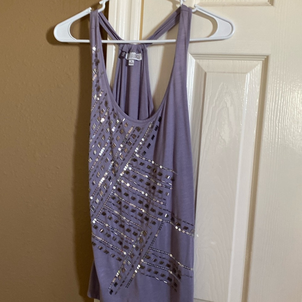 Purple blouse. Summer wear. Good condition. Size M